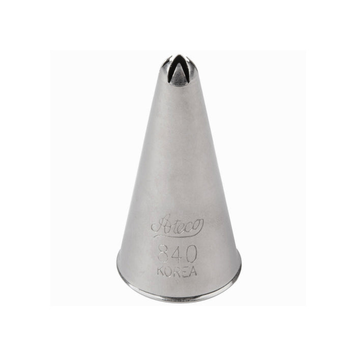 Ateco Stainless Steel Closed Star Icing Decorating Tip - Medium Size