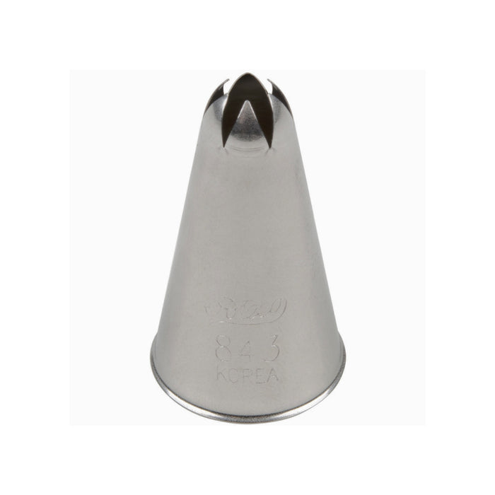 Ateco Stainless Steel Closed Star Icing Decorating Tip - Medium Size