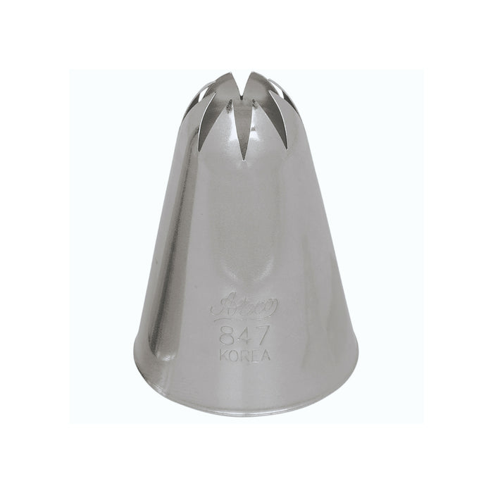 Ateco Stainless Steel Closed Star Icing Decorating Tip - Large Size