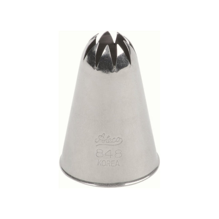 Ateco Stainless Steel Closed Star Icing Decorating Tip - Large Size