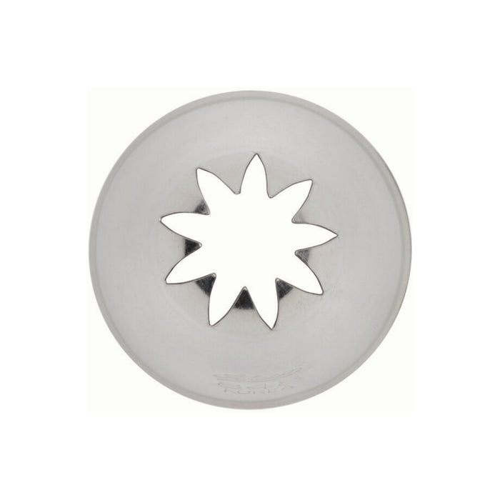 Ateco Stainless Steel Closed Star Icing Decorating Tip - Large Size