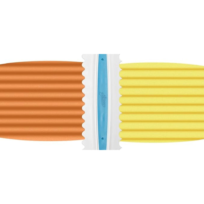 Ateco 9" Plastic Decorating Comb Set - 3 Piece - 1448