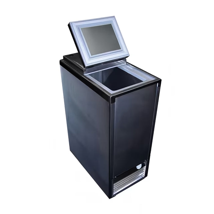 Excellence FT-4 25.6" 4-Tube Ice Cream Dipping Freezer With Flip Top Lid - 28 Cu.Ft.