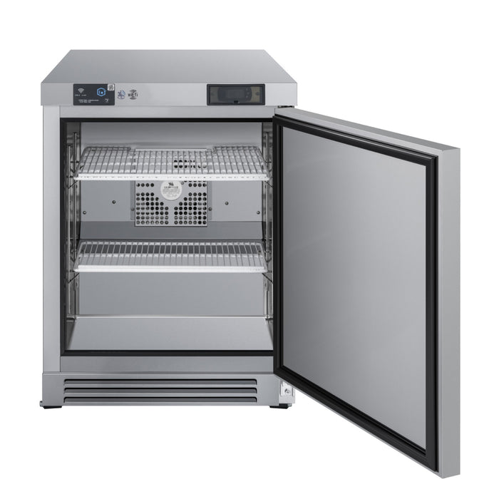 EFI Premier FUDR1-FB-24VCP 24" 1-Solid Door Front Breathing Undercounter Freezer - 4.2 Cu. Ft.