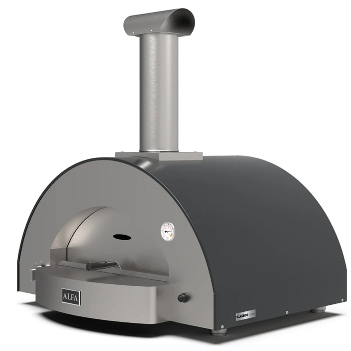 Alfa Classico 4 Pizze Grey Liquid Propane Pizza Oven - FXCL-4P-GGRA-U