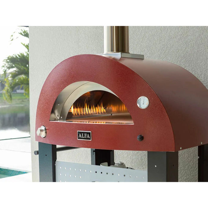 Alfa Moderno 2 Pizze Red Gas Pizza Oven - FXMD-2P-MROR-U / FXMD-2P-GROR-U