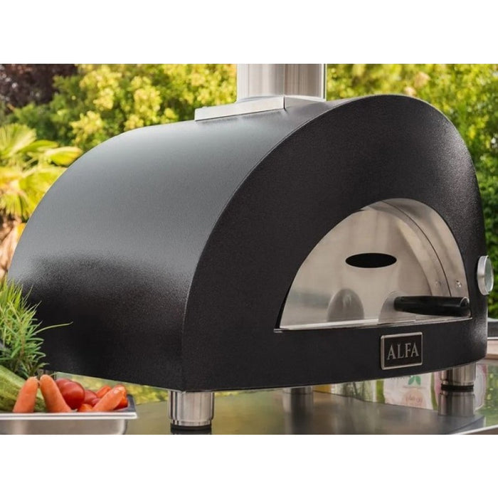 Alfa Moderno 2 Pizze Grey Gas Pizza Oven - FXMD-2P-MGRIA-U / FXMD-2P-GGRIA-U