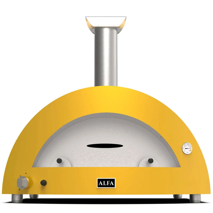 Alfa Moderno 5 Pizze Yellow Natural Gas Pizza Oven - FXMD-5P-MGIAI-U