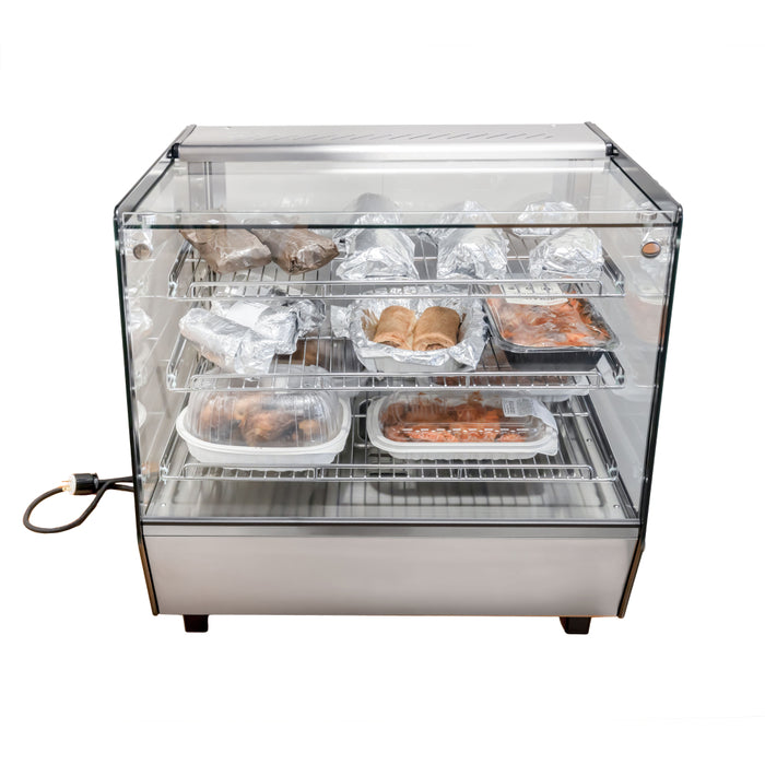 Nella 27" Square Glass Countertop Display Warmer - 4.2 Cu. Ft.