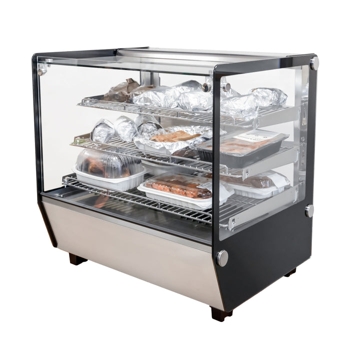 Nella 27" Square Glass Countertop Display Warmer - 4.2 Cu. Ft.