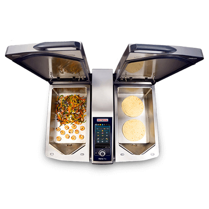 Rational iVario Pro 2-S 6.5 Gallon 2-Pan Electric Pressure Multi‑Functional Cooking Center - 208/240V