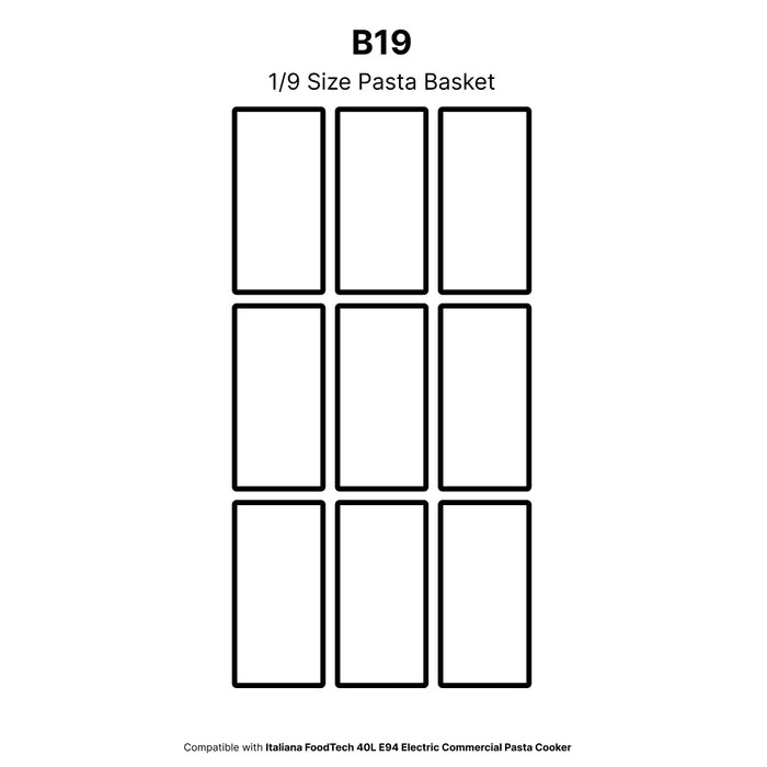 Nella B19 1/9 Pasta Basket
