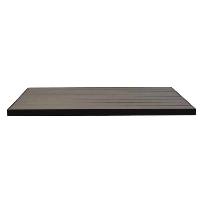emu Sid Aluminum 48" x 30" Rectangle Table Top
