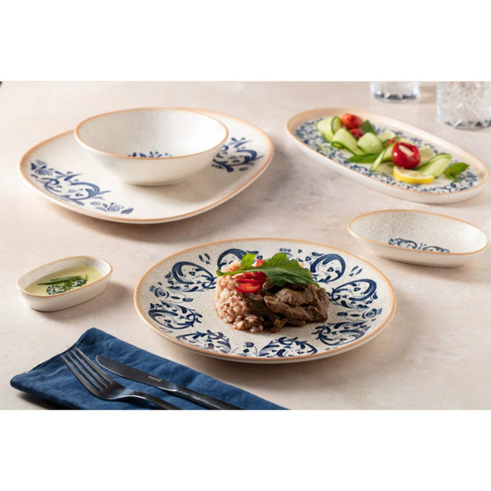 Bonna Viento 10.5" Gourmet Round Porcelain Flat Plate - 12/Case - S-MT-VIEGRM27DZ