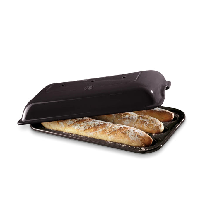 Emile Henry Baguette Baker - Charcoal