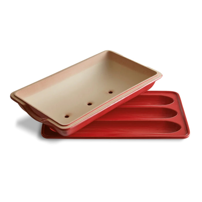 Emile Henry Baguette Baker - Burgundy