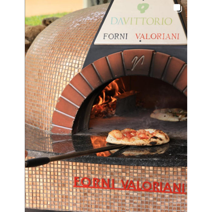 Trento Valoriani Customizable Igloo 120 White Wood & Gas Fired Pizza Oven - 48130