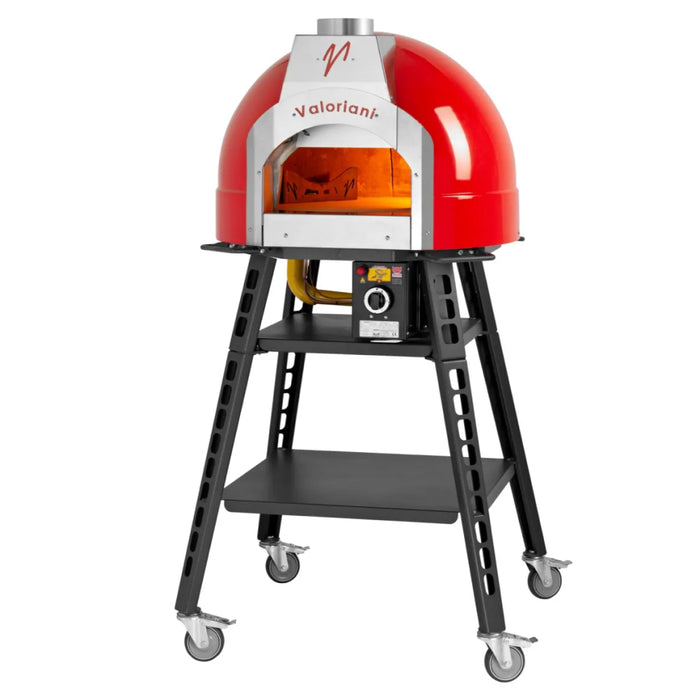 Trento Valoriani Baby 60 Wood Fired & Gas Oven with Stand & Casters - 48144