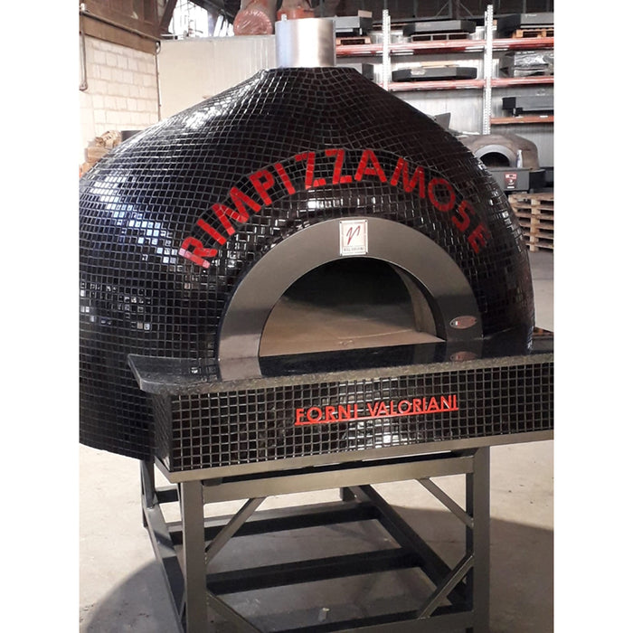 Trento Valoriani Customizable Igloo 120 White Wood & Gas Fired Pizza Oven - 48130