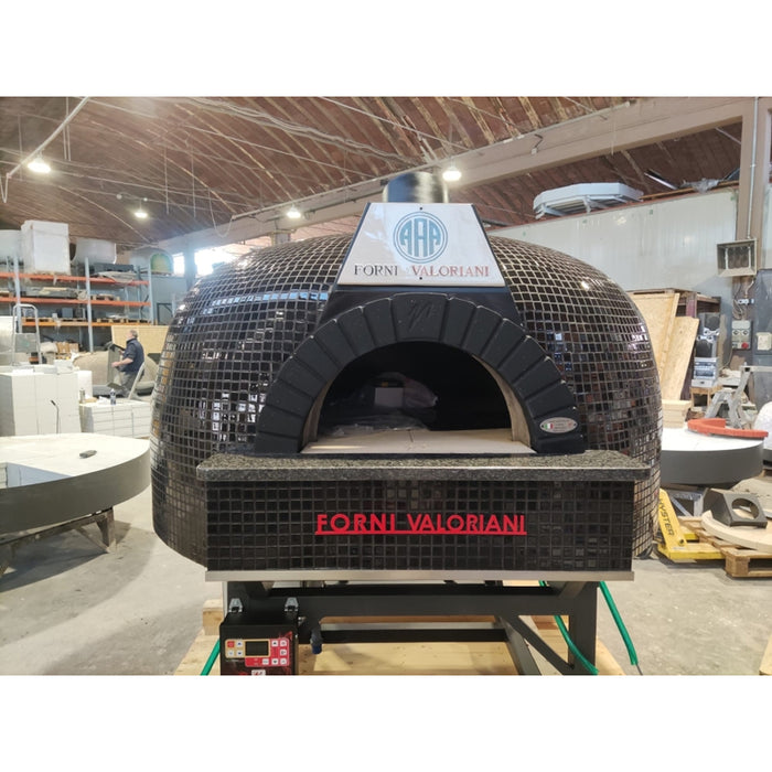 Trento Valoriani Customizable Igloo 120 White Wood & Gas Fired Pizza Oven - 48130