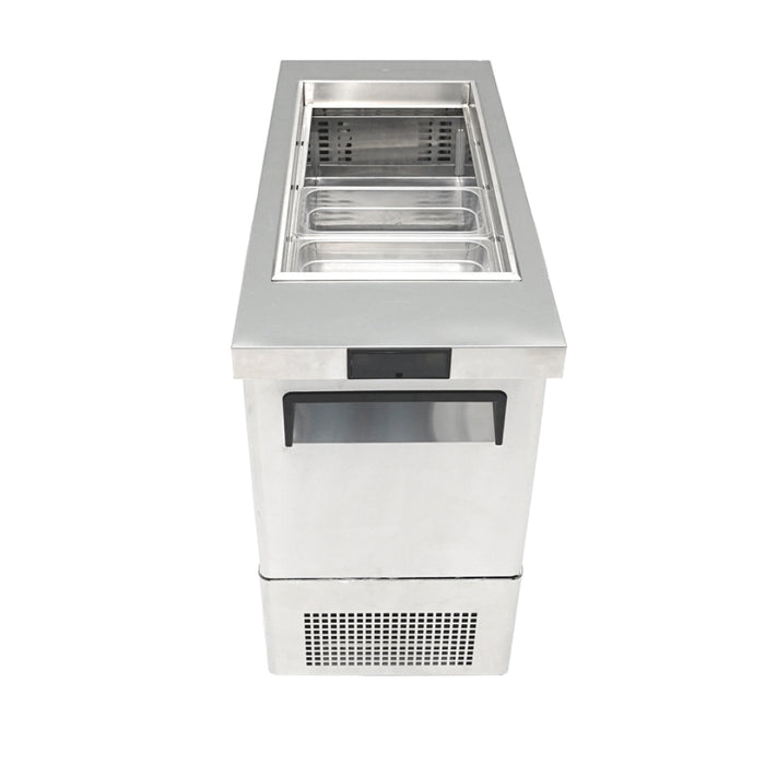 Atosa MSF17GR-NTCV 17" Slim 1-Door Sandwich Prep Table - 3.7 Cu.Ft.