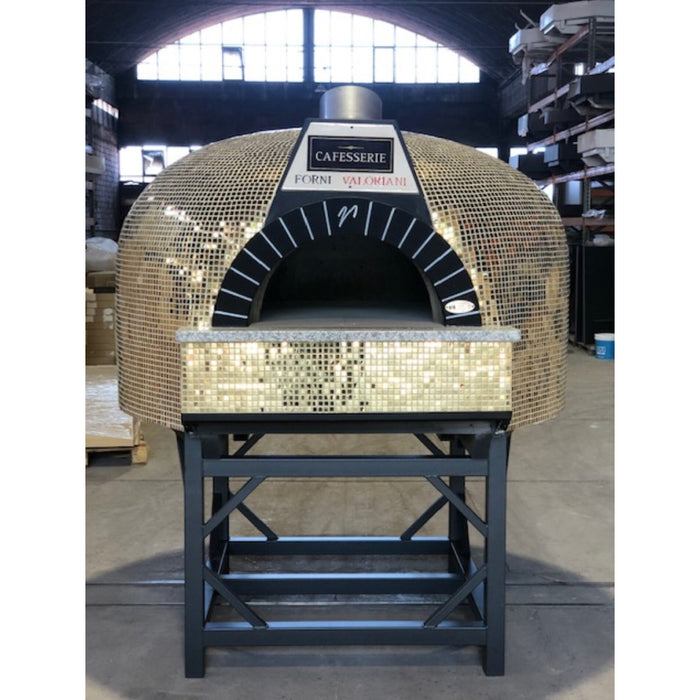 Trento Valoriani Customizable Igloo 100 Copper Wood & Gas Fired Pizza Oven - 48126