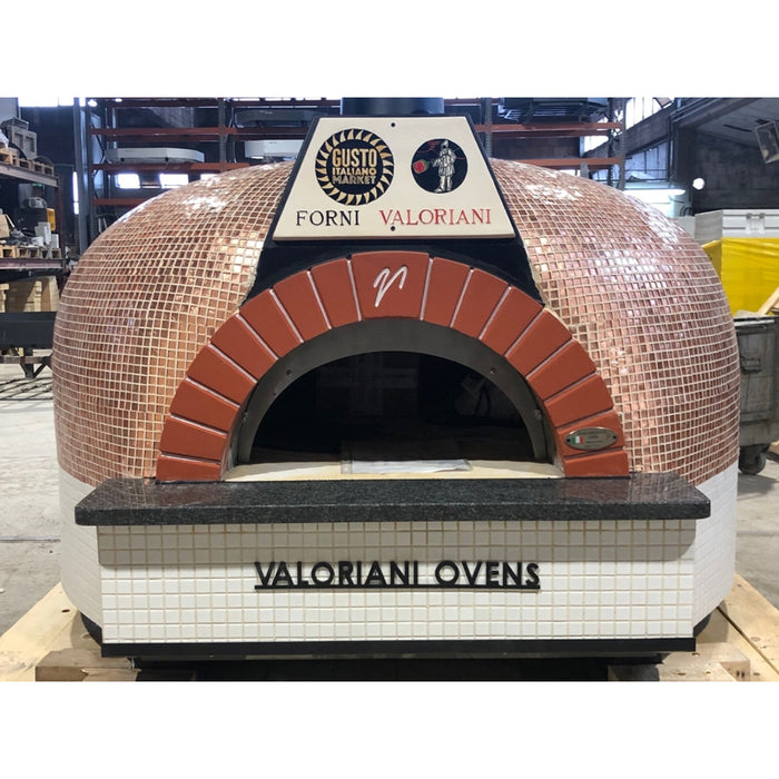 Trento Valoriani Customizable Igloo 100 Copper Wood & Gas Fired Pizza Oven - 48126