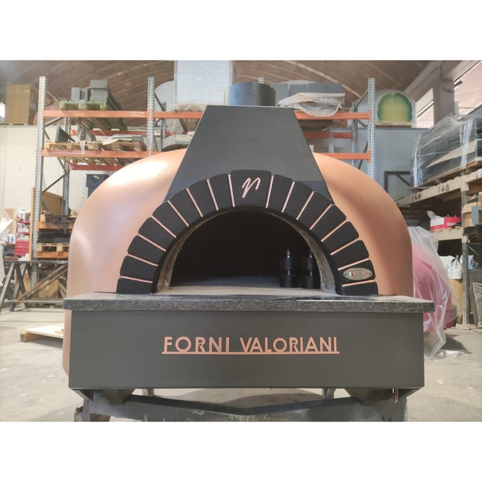 Trento Valoriani Customizable Igloo 120 White Wood & Gas Fired Pizza Oven - 48130
