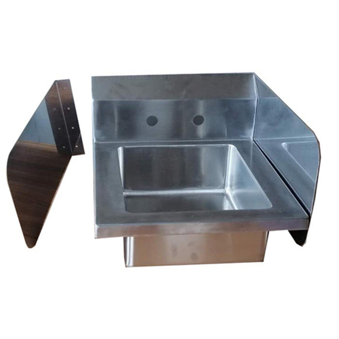 Atosa MRS-HS-14SP 18 Gauge Side Splash Guard for 14" Hand Sinks