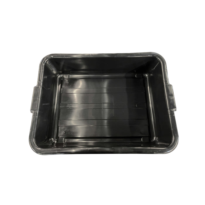 Vollrath 15x20x5 Inch Brown Deluxe Bus Box - NSF Listed Polyethylene Dish Tub