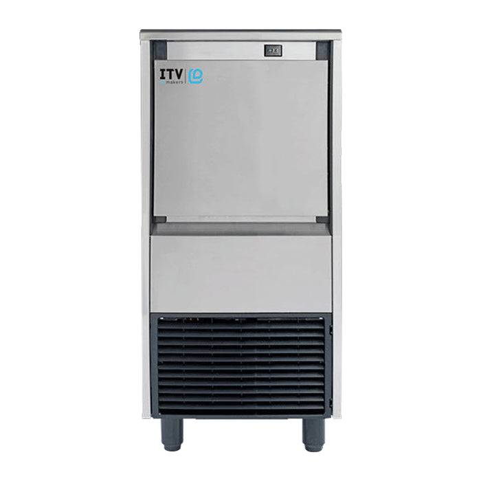 ITV Delta NG80 16" Air Cooled Undercounter Gourmet Cube Ice Machine - 77 Lbs.