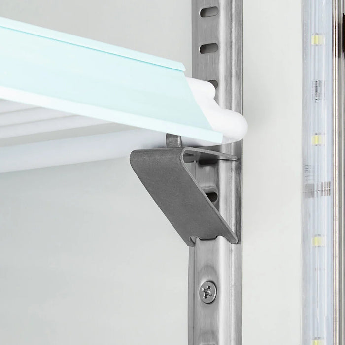 EconoCold 53″ 2-Sliding Glass Door White Merchandiser - 45 Cu. Ft. - G1.2YBM2F-HC-W