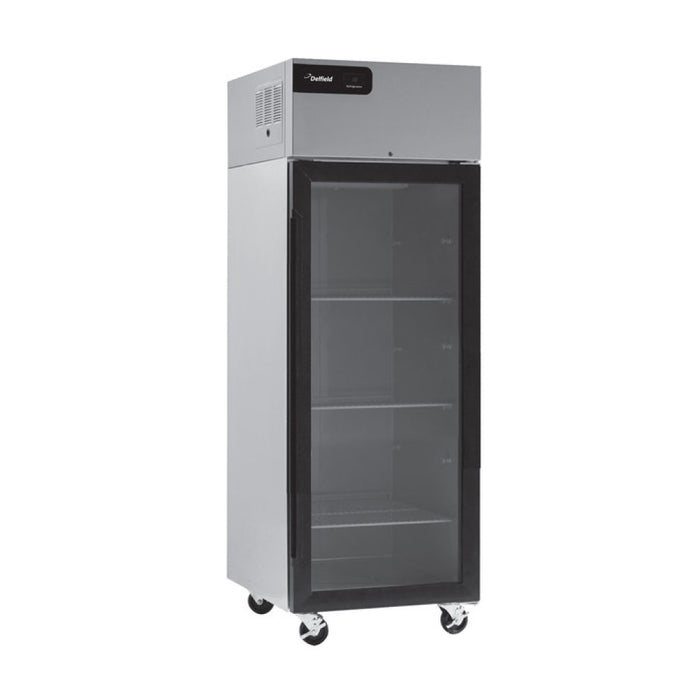 Delfield GBR1P‐G 27" Top-Mount Glass Door Reach-In Refrigerator