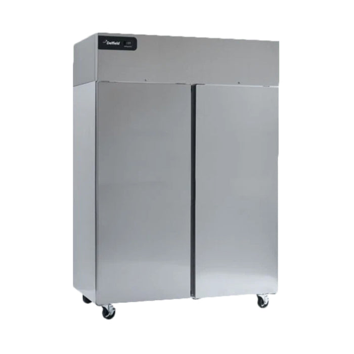 (USED) Delfield GBR2P-S-M481 55" 2-Section Solid Door Reach-In Refrigerator