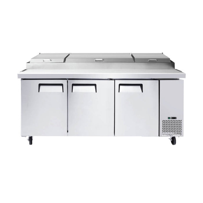 Econocold 94" 3-Door Refrigerated Pizza Prep Table - GD-TPP-94