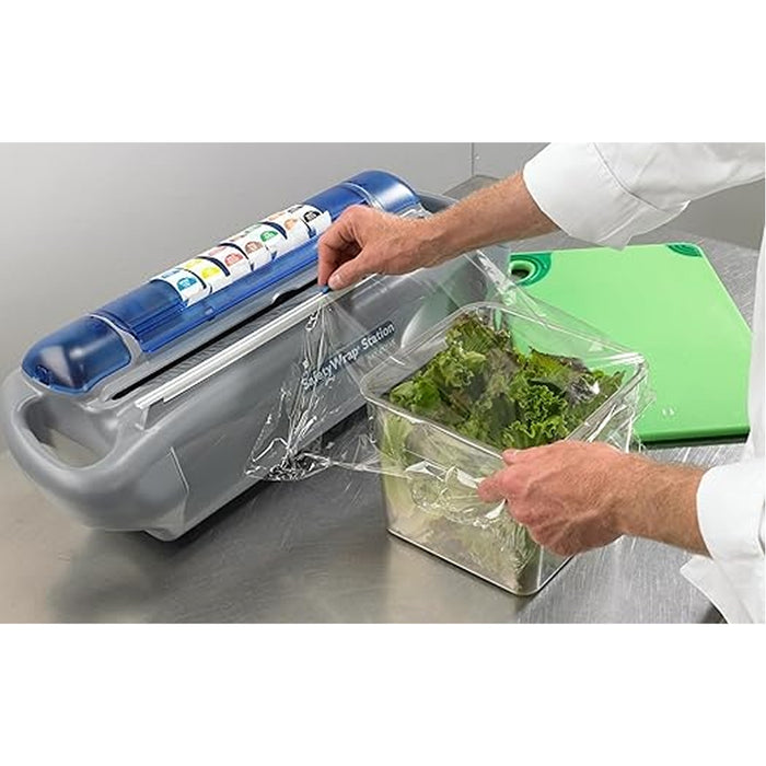 San Jamar SW1218SC Saf-T-Wrap Station with Slide Cutter