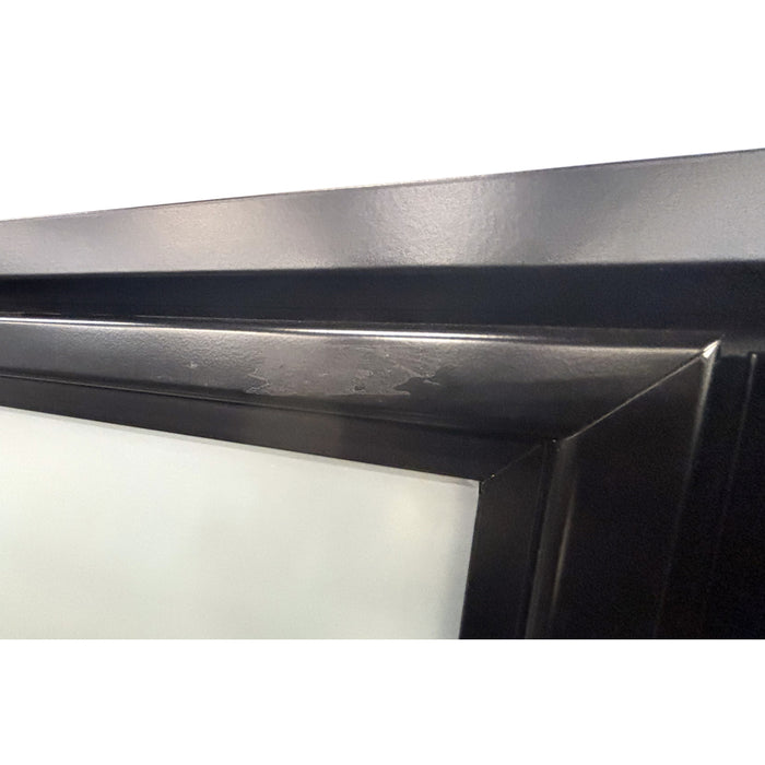 (USED) True GDM-72-HC~TSL01 BL 78" Black Frosted Glass Door Refrigerated Merchandiser