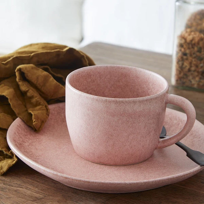 Costa Nova 12.25 Oz. Livia Mauve Rose Stoneware Mug - 6/Case - GOC131-PNK