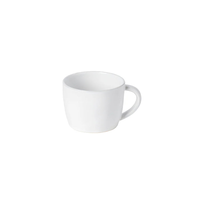Costa Nova 12.25 Oz. Livia White Stoneware Mug - 6/Case - GOC131-WHI