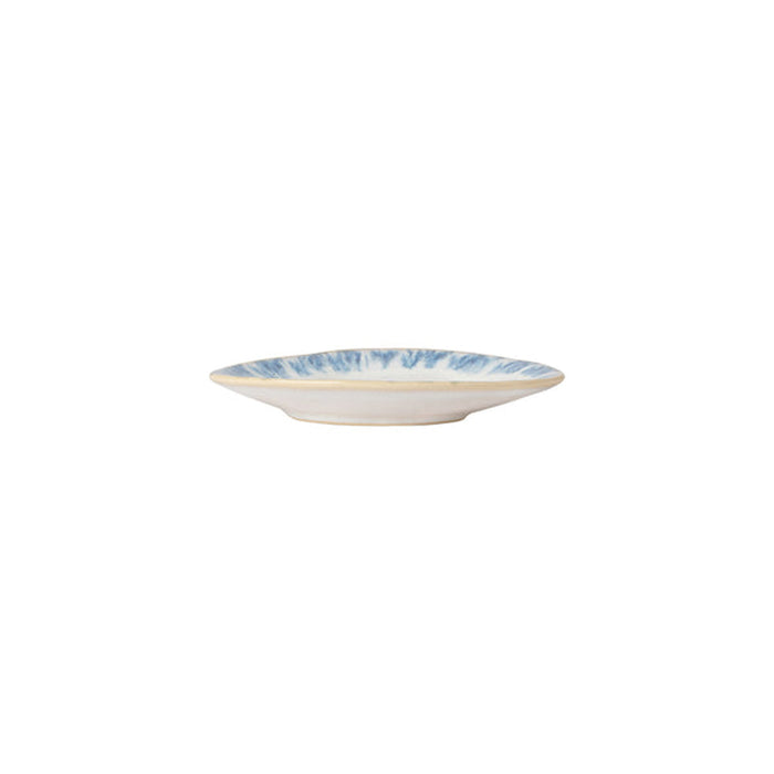 Costa Nova 6" x 4.75" Brisa Ria Blue Oval Stoneware Bread Plate - 6/Case - GOP161-RIA