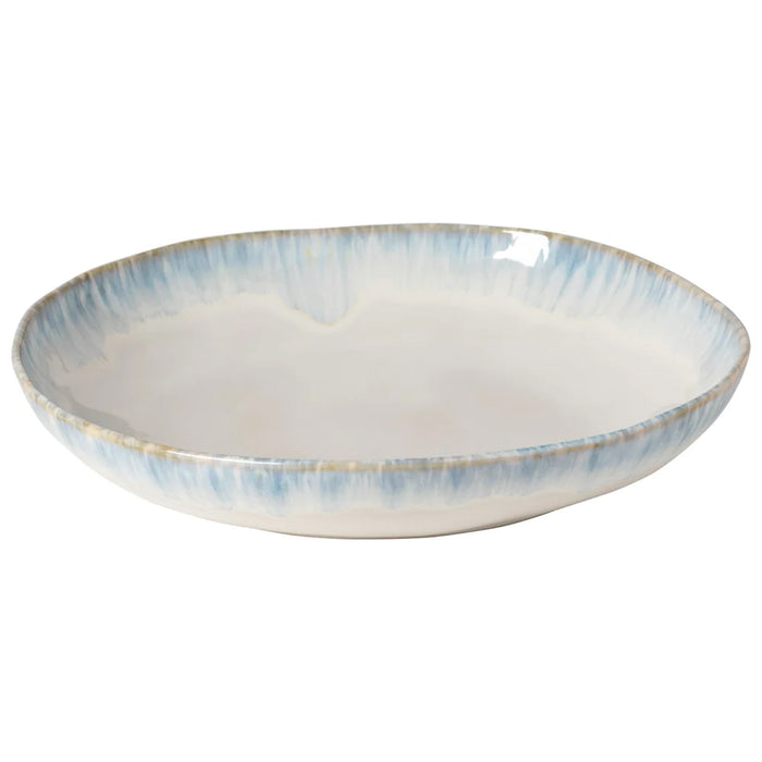 Costa Nova 110 Oz. Brisa Ria Blue Round Stoneware Serving Bowl - GOS371-RIA