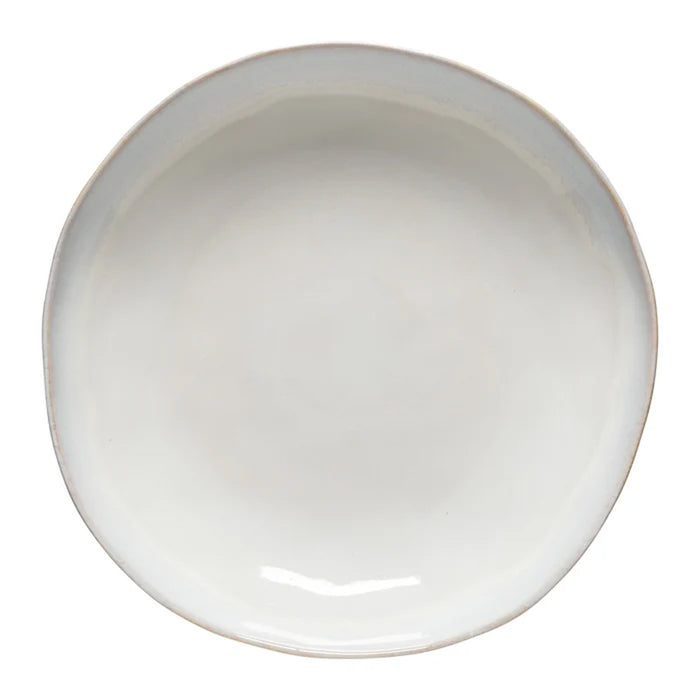 Costa Nova 110 Oz. Brisa Salt White Round Stoneware Serving Bowl - GOS371-SAL