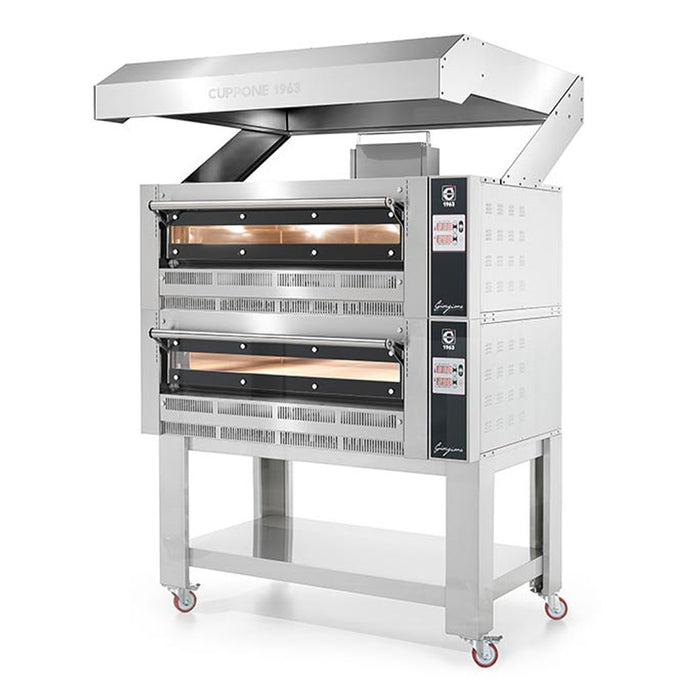 Cuppone GR635L/2D Giorgione 2-Deck High Temperature Gas Pizza Oven - 208V, 37 kW