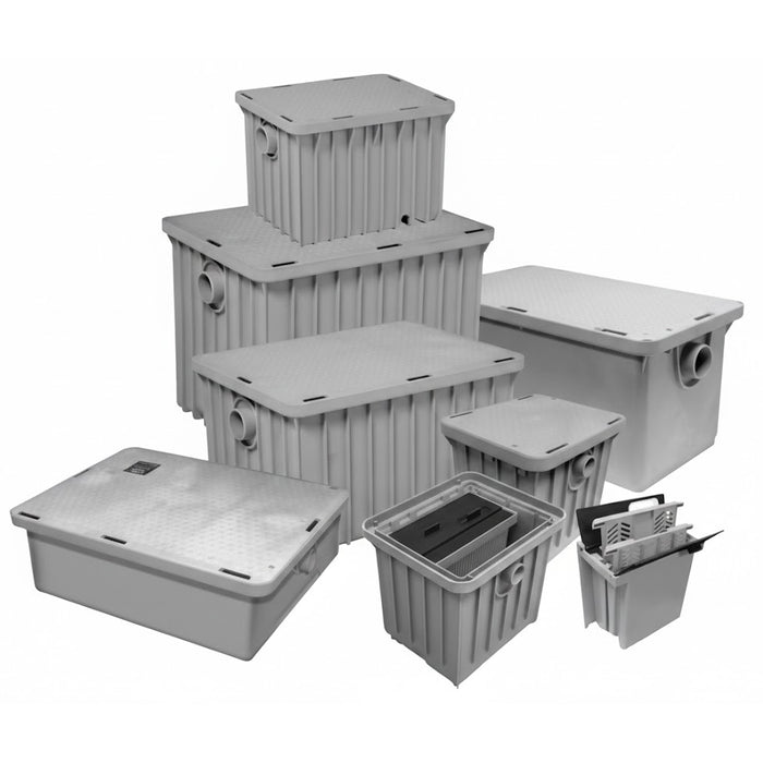 Canplas 3910A02 10 GPM Compact Grease Interceptor - 20 lb. Capacity Min., 2" Connection