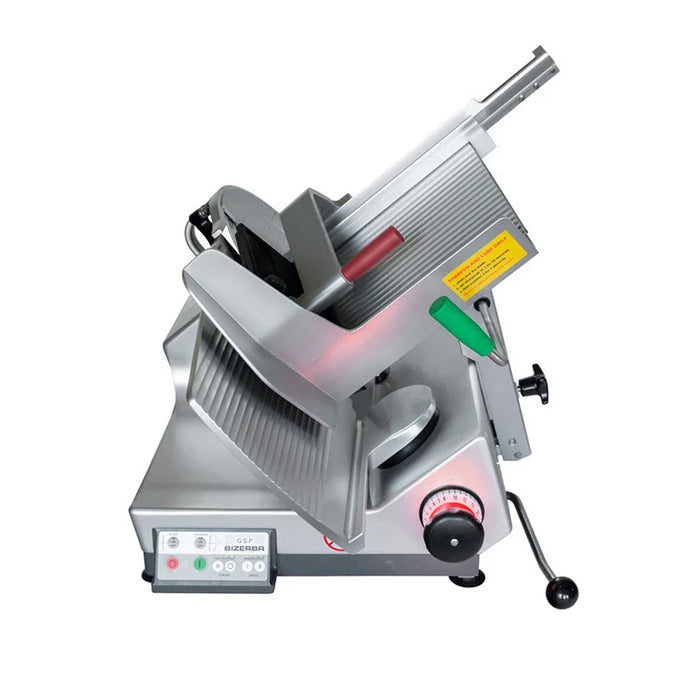 Bizerba GSP HDi-90 13" Heavy-Duty Illuminated Automatic Gravity Feed Meat Slicer - 0.5 Hp