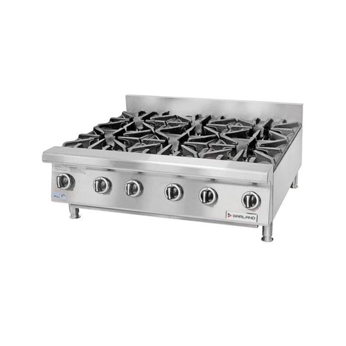 Garland GTOG36-6 36" Natural Gas 6-Burner Gas Hot Plate - 180,000 BTU