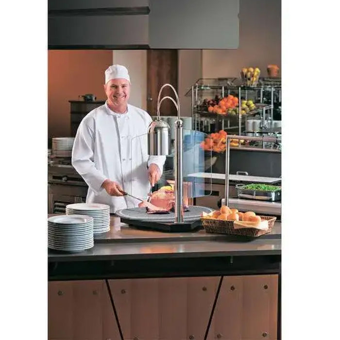 Hatco DCSB400-R24-1 Antique Bronze Single Lamp Hot Food Holding Carving Station - 120 V / 600 W
