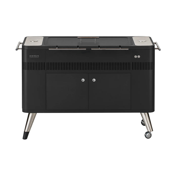 Everdure HUB 54" Outdoor Rotisserie and BBQ Charcoal Grill - HBCE2BBUS
