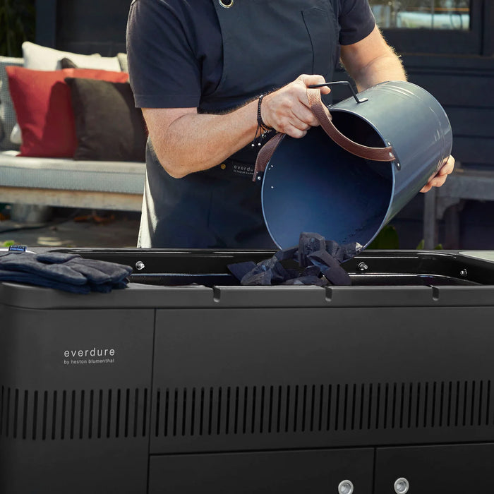 Everdure HUB 54" Outdoor Rotisserie and BBQ Charcoal Grill - HBCE2BBUS