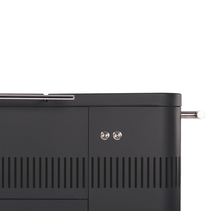 Everdure HUB 54" Outdoor Rotisserie and BBQ Charcoal Grill - HBCE2BBUS